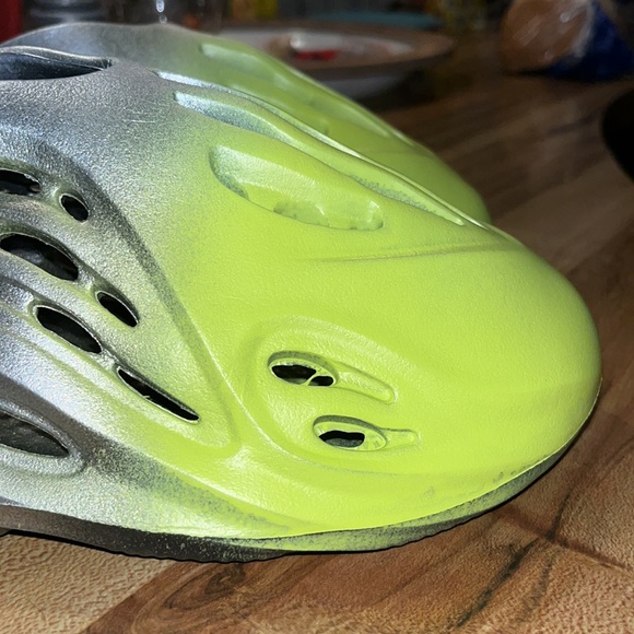 EVA Foam Runner Mx Unbranded  Ombré Lime Onyx Metallic Silver RNNR Clog New Mens - Picture 5 of 15